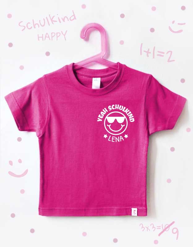 schulkind-tshirt-yeah-sonnenbrille-pink-weiss