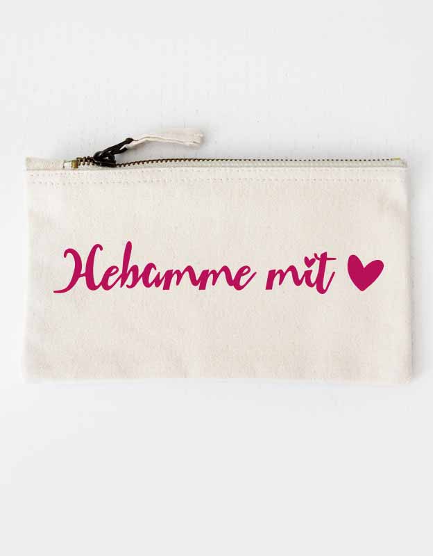 Federtasche | Hebamme mit Herz