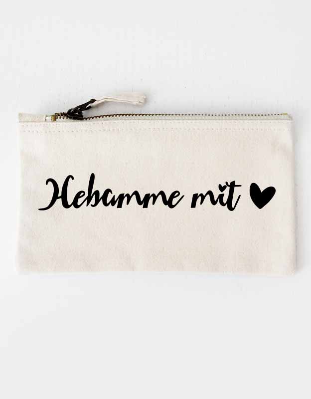 Federtasche | Hebamme mit Herz