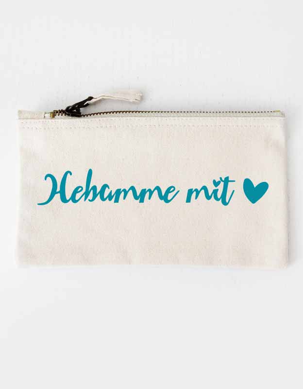 Federtasche | Hebamme mit Herz