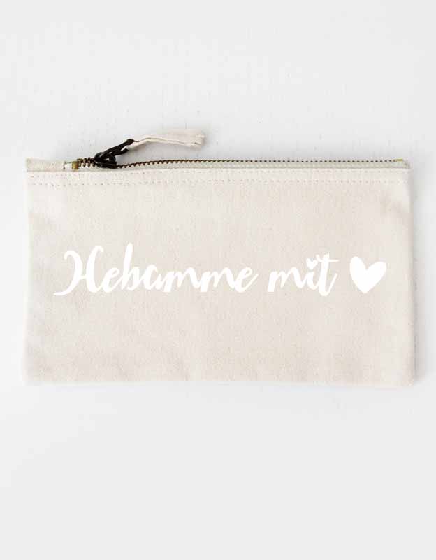 Federtasche | Hebamme mit Herz