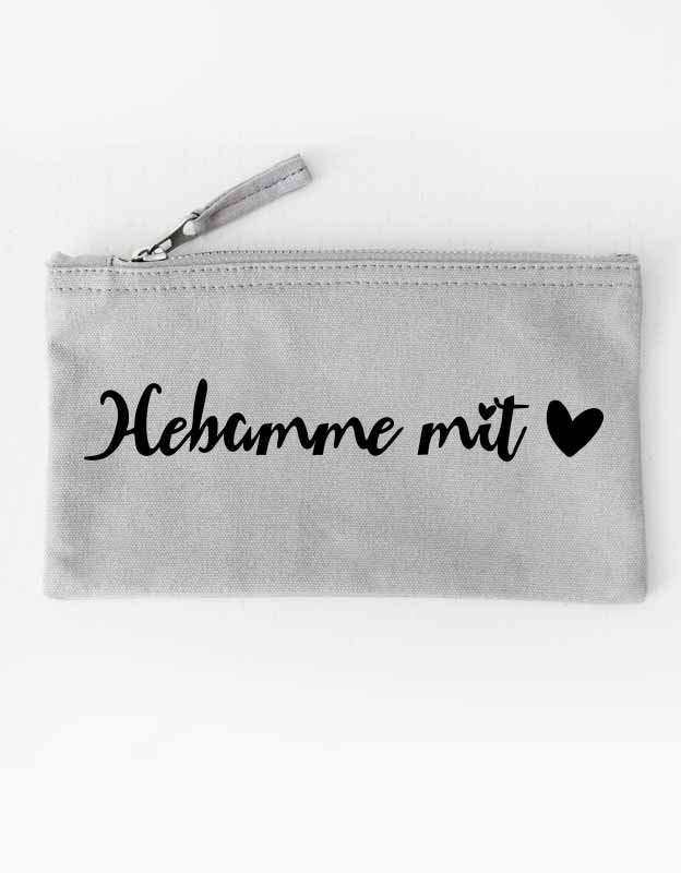 Federtasche | Hebamme mit Herz