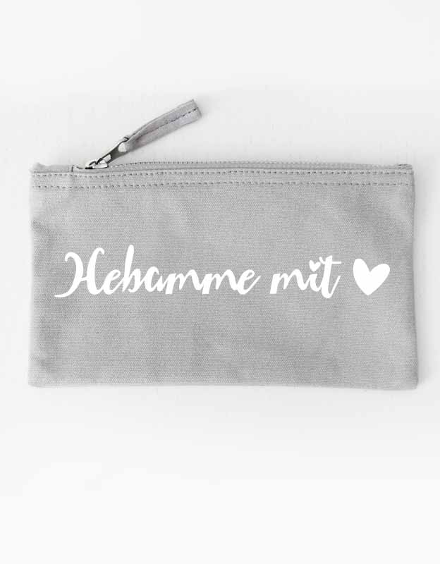 Federtasche | Hebamme mit Herz