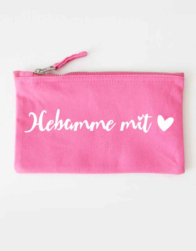 Federtasche | Hebamme mit Herz