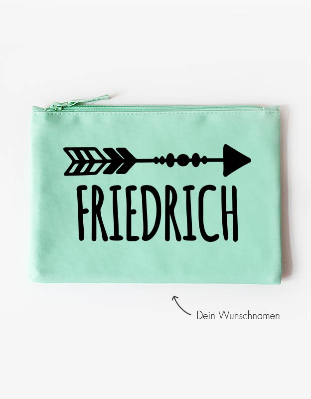 tasche - pfeil -mint schwarz