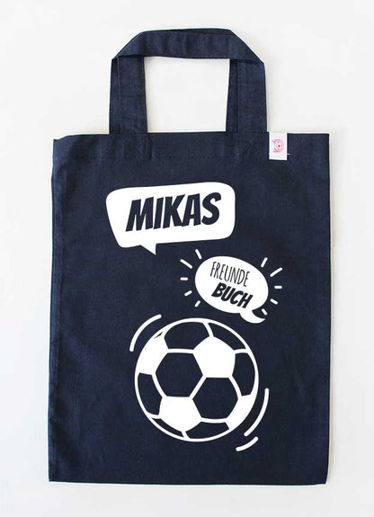 freundebuch-tasche-dunkelblau-fussball-weiss-freundebuchbeutel-mit-namen