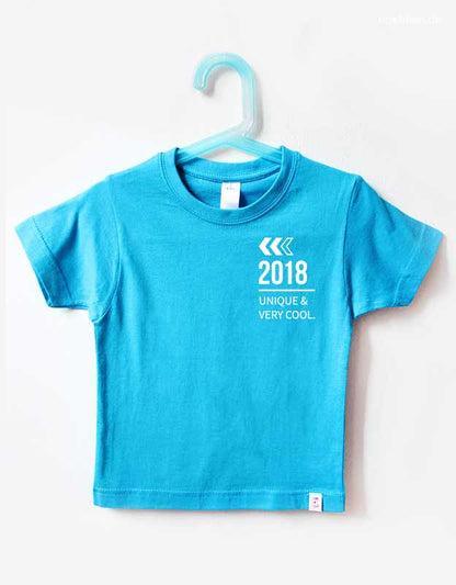 Geburtstagsshirt limited edition - Kindershirt 8 Jahre - türkises shirt mit weissem aufdruck