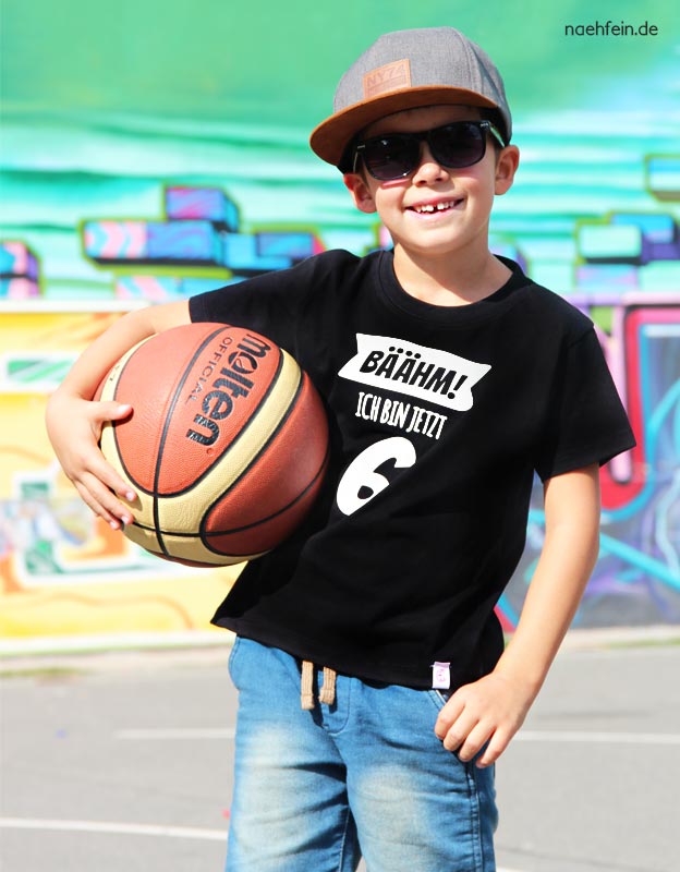 geburtstagsshirt -bäähm 6 jahre - nähfein